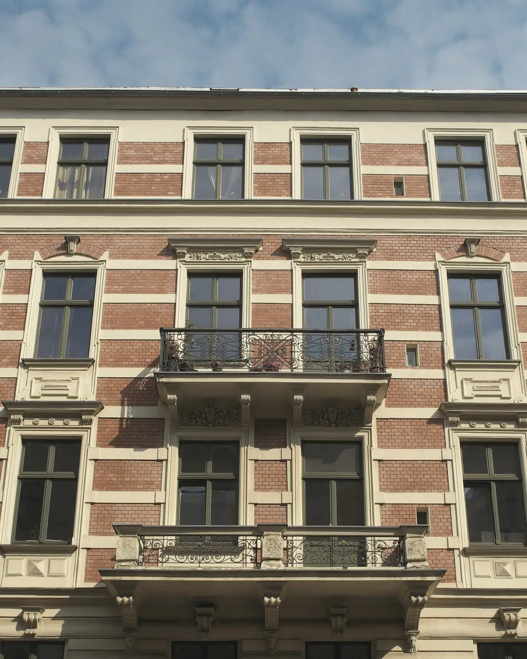 Gründerzeithaus von 1871 an der Humboldtstraße im Leipziger Waldstraßenviertel